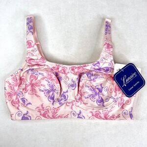 NWT Lunaire Coolmax Sports Bra Pink 34B